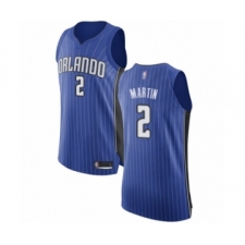 Men's Orlando Magic #2 Jarell Martin Authentic Royal Blue Basketball Jersey - Icon Edition
