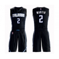 Youth Orlando Magic #2 Jarell Martin Swingman Black Basketball Suit Jersey Statement Edition
