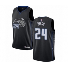 Men's Orlando Magic #24 Khem Birch Authentic Black Basketball Jersey - City Edition