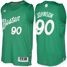 Men's Boston Celtics #90 Amir Johnson Green 2016-2017 Christmas Day NBA Swingman Jersey