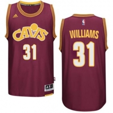 Men's Cleveland Cavaliers #31 Deron Williams adidas Wine Hardwood Classics Swingman Jersey