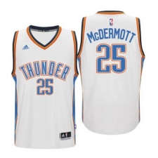 Men's Oklahoma City Thunder #25 Doug McDermott adidas White Player Swingman Jersey