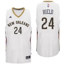 New Orleans Pelicans #24 Buddy Heild Home White New Swingman Jersey