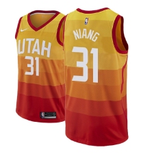 Men NBA 2018-19 Utah Jazz #31 Georges Niang City Edition Red Jersey