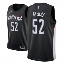 Men NBA 2018-19 Washington Wizards #52 Jordan McRae City Edition Black Jersey