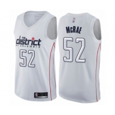 Men's Washington Wizards #52 Jordan McRae Authentic White Basketball Jersey - City Edition