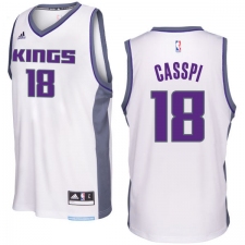 Sacramento Kings #18 Omri Casspi 2016-17 Seasons White Home New Swingman Jersey