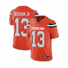 Men's Odell Beckham Jr. Limited Orange Nike Jersey NFL Cleveland Browns #13 Alternate Vapor Untouchable