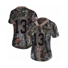 Women's Odell Beckham Jr. Limited Camo Nike Jersey NFL Cleveland Browns #13 Rush Realtree