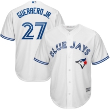 Youth Toronto Blue Jays Vladimir Guerrero Jr. Majestic White Home Official Cool Base Player Jersey