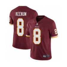 Men's Washington Redskins #8 Case Keenum Burgundy Red Team Color Vapor Untouchable Limited Player Football Jersey