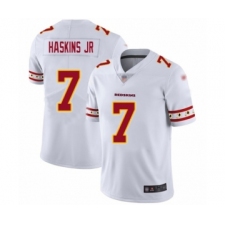 Men's Washington Redskins #7 Dwayne Haskins White Team Logo Fashion Limited Player Football Jersey
