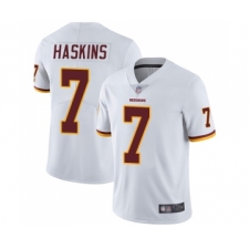 Men's Washington Redskins #7 Dwayne Haskins White Vapor Untouchable Limited Player Football Jersey