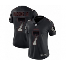 Women's Washington Redskins #7 Dwayne Haskins Limited Black Smoke Fashion Football Jersey
