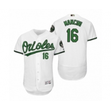 Men's Orioles Trey Mancini #16 White Turn Back the Clock Earth Day Throwback Jersey