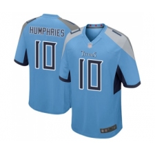 Men's Tennessee Titans #10 Adam Humphries Game Light Blue Alternate Football Jersey