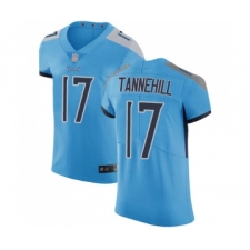 Men's Tennessee Titans #17 Ryan Tannehill Light Blue Alternate Vapor Untouchable Elite Player Football Jersey