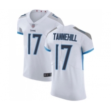Men's Tennessee Titans #17 Ryan Tannehill White Vapor Untouchable Elite Player Football Jersey