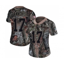 Women's Tennessee Titans #17 Ryan Tannehill Limited Camo Rush Realtree Football Jersey