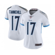 Women's Tennessee Titans #17 Ryan Tannehill White Vapor Untouchable Limited Player Football Jersey