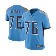 Men's Tennessee Titans #76 Rodger Saffold Light Blue Alternate Vapor Untouchable Limited Player Football Jersey