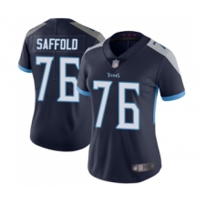 Women's Tennessee Titans #76 Rodger Saffold Navy Blue Team Color Vapor Untouchable Limited Player Football Jersey