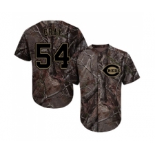 Youth Cincinnati Reds #54 Sonny Gray Authentic Camo Realtree Collection Flex Base Baseball Jersey