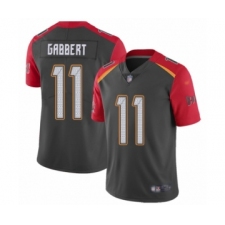 Men's Tampa Bay Buccaneers #11 Blaine Gabbert Limited Gray Inverted Legend Football Jersey