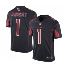 Men's Arizona Cardinals #1 Kyler Murray Limited Black Rush Vapor Untouchable Football Jersey