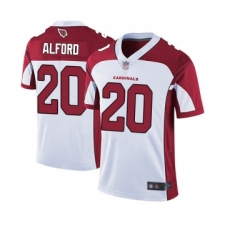 Men's Arizona Cardinals #20 Robert Alford White Vapor Untouchable Limited Player Football Jersey