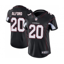 Women's Arizona Cardinals #20 Robert Alford Black Alternate Vapor Untouchable Limited Player Football Jersey