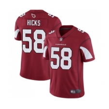 Men's Arizona Cardinals #58 Jordan Hicks Red Team Color Vapor Untouchable Limited Player Football Jersey