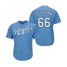 Men's Kansas City Royals #66 Ryan O Hearn Replica Light Blue Alternate 1 Cool Base Baseball Jersey