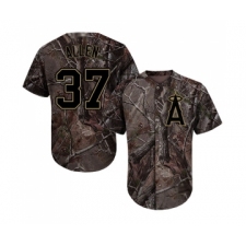 Youth Los Angeles Angels of Anaheim #37 Cody Allen Authentic Camo Realtree Collection Flex Base Baseball Jersey
