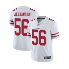 Men's San Francisco 49ers #56 Kwon Alexander White Vapor Untouchable Limited Player Football Jersey
