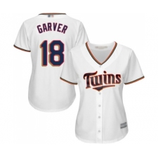 Women's Minnesota Twins #18 Mitch Garver Replica White Home Cool Base Baseball Jersey