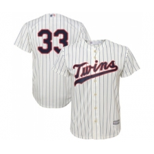 Men's Minnesota Twins #33 Martin Perez Replica Cream Alternate Cool Base Baseball Jersey