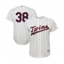 Men's Minnesota Twins #38 Blake Parker Replica Cream Alternate Cool Base Baseball Jersey