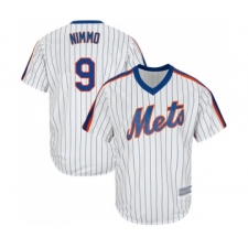 Men's New York Mets #9 Brandon Nimmo Replica White Alternate Cool Base Baseball Jersey