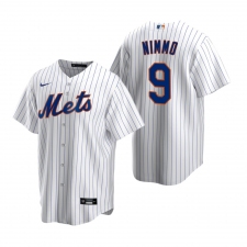 Men's Nike New York Mets #9 Brandon Nimmo White 2020 Home Stitched Baseball Jersey