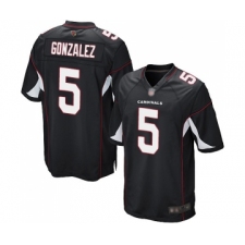Men's Arizona Cardinals #5 Zane Gonzalez Game Black Alternate Football Jersey