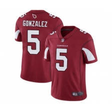 Men's Arizona Cardinals #5 Zane Gonzalez Red Team Color Vapor Untouchable Limited Player Football Jersey