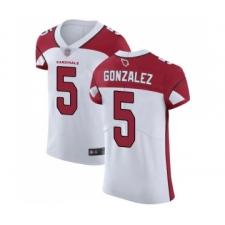 Men's Arizona Cardinals #5 Zane Gonzalez White Vapor Untouchable Elite Player Football Jersey