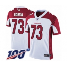 Men's Arizona Cardinals #73 Max Garcia White Vapor Untouchable Limited Player 100th Season Football Jersey