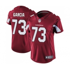 Women's Arizona Cardinals #73 Max Garcia Red Team Color Vapor Untouchable Limited Player Football Jersey