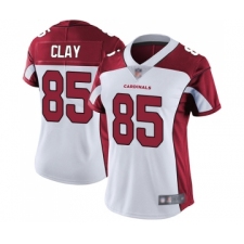 Women's Arizona Cardinals #85 Charles Clay White Vapor Untouchable Limited Player Football Jersey