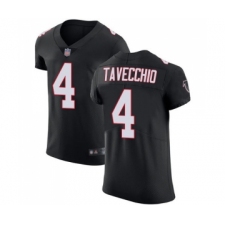 Men's Atlanta Falcons #4 Giorgio Tavecchio Black Alternate Vapor Untouchable Elite Player Football Jersey