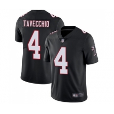 Men's Atlanta Falcons #4 Giorgio Tavecchio Black Alternate Vapor Untouchable Limited Player Football Jersey