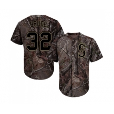Youth Seattle Mariners #32 Jay Bruce Authentic Camo Realtree Collection Flex Base Baseball Jersey