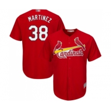 Youth St. Louis Cardinals #38 Jose Martinez Replica Red Alternate Cool Base Baseball Jersey